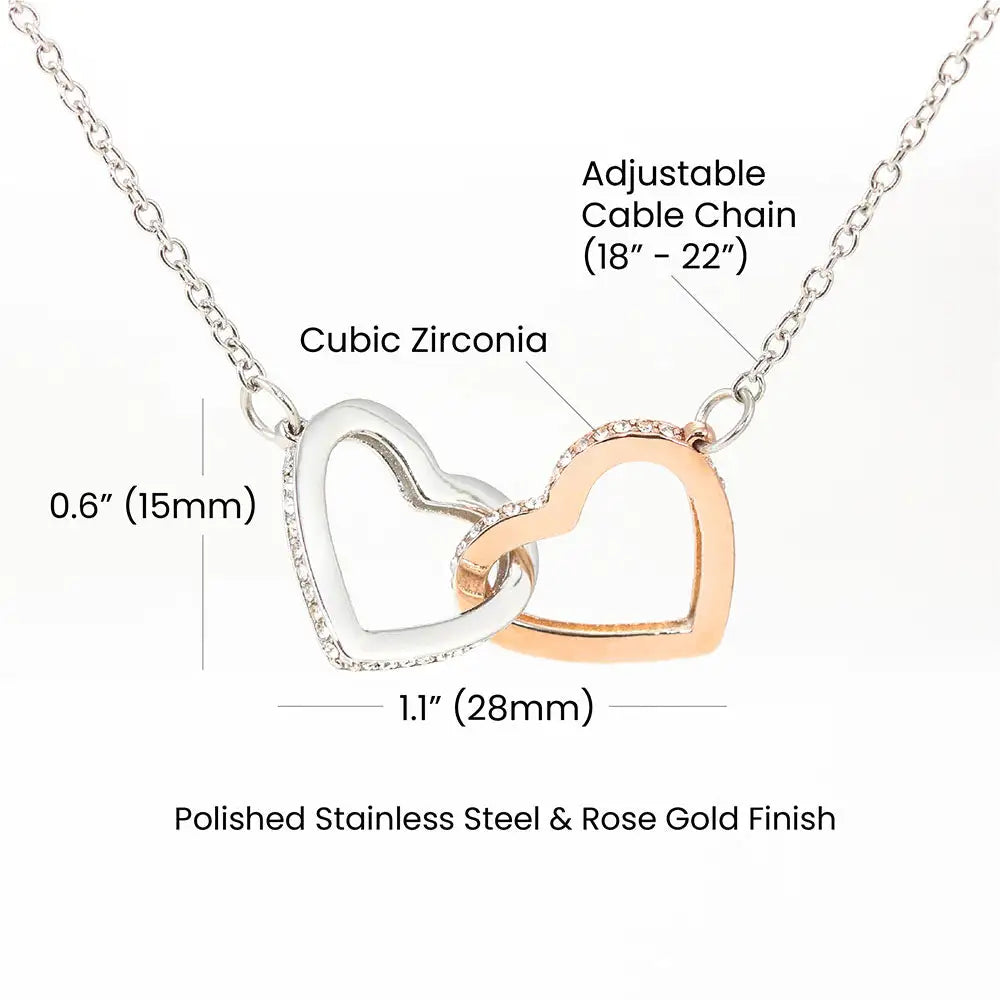 Interlocking Hearts Necklace Main image
