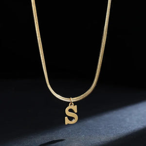 Elegant A-Z Stainless Steel Pendant Necklace Elegant A-Z Stainless Steel Pendant Necklace