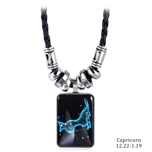 Celestial Zodiac Charm Necklace