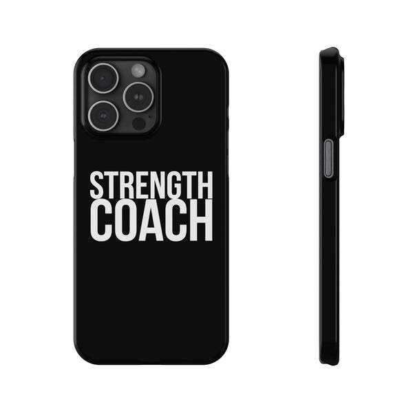 Premium Strength Coach iPhone Case | Strength Coach Gifts Slim Phone Cases
