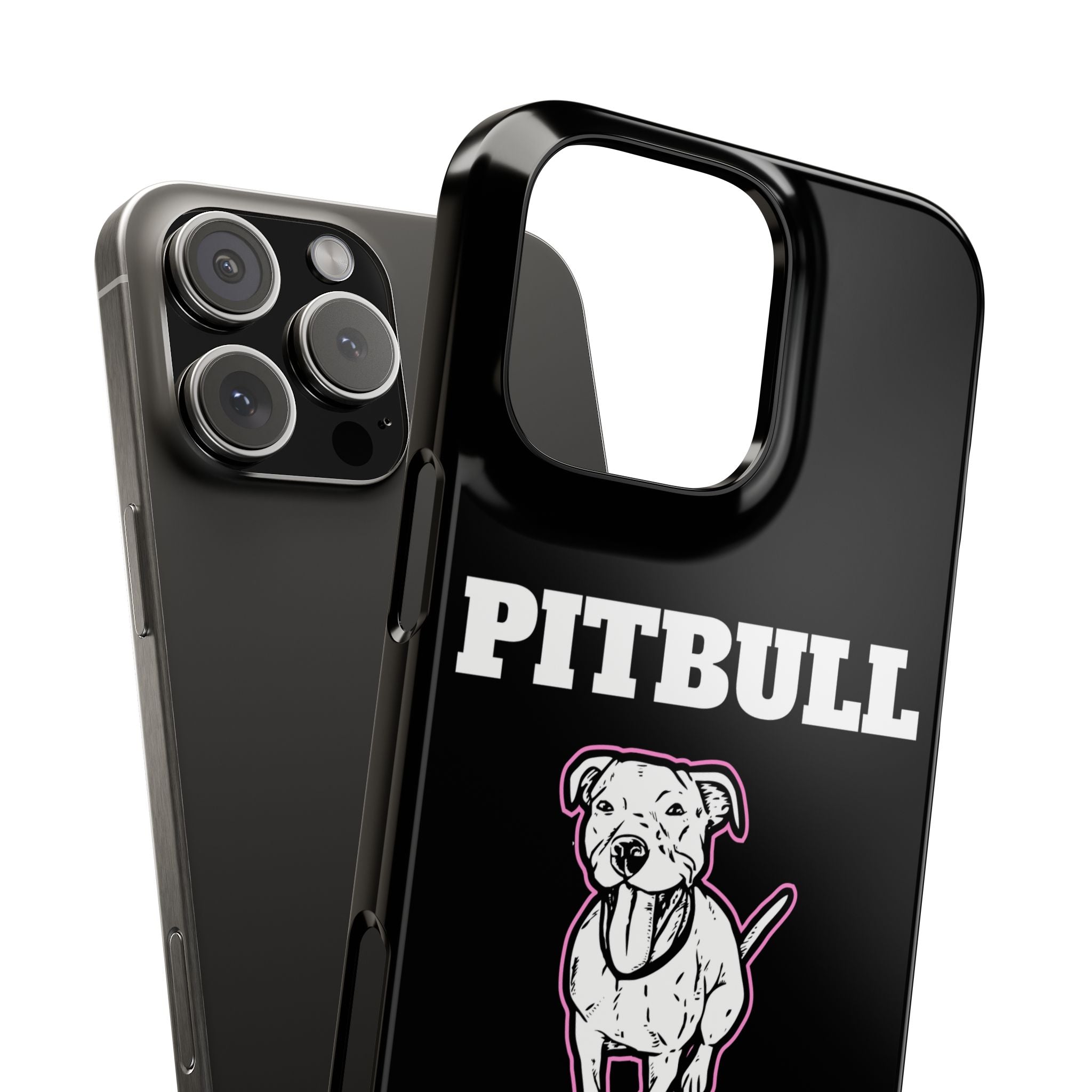 Premium Pitbull Mama 2 iPhone Case | Pitbull Gifts Slim Phone Cases