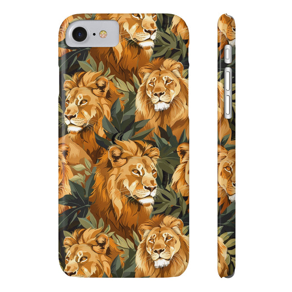 Premium Pride Of Lions iPhone Case | Lion Gifts Slim Phone Cases