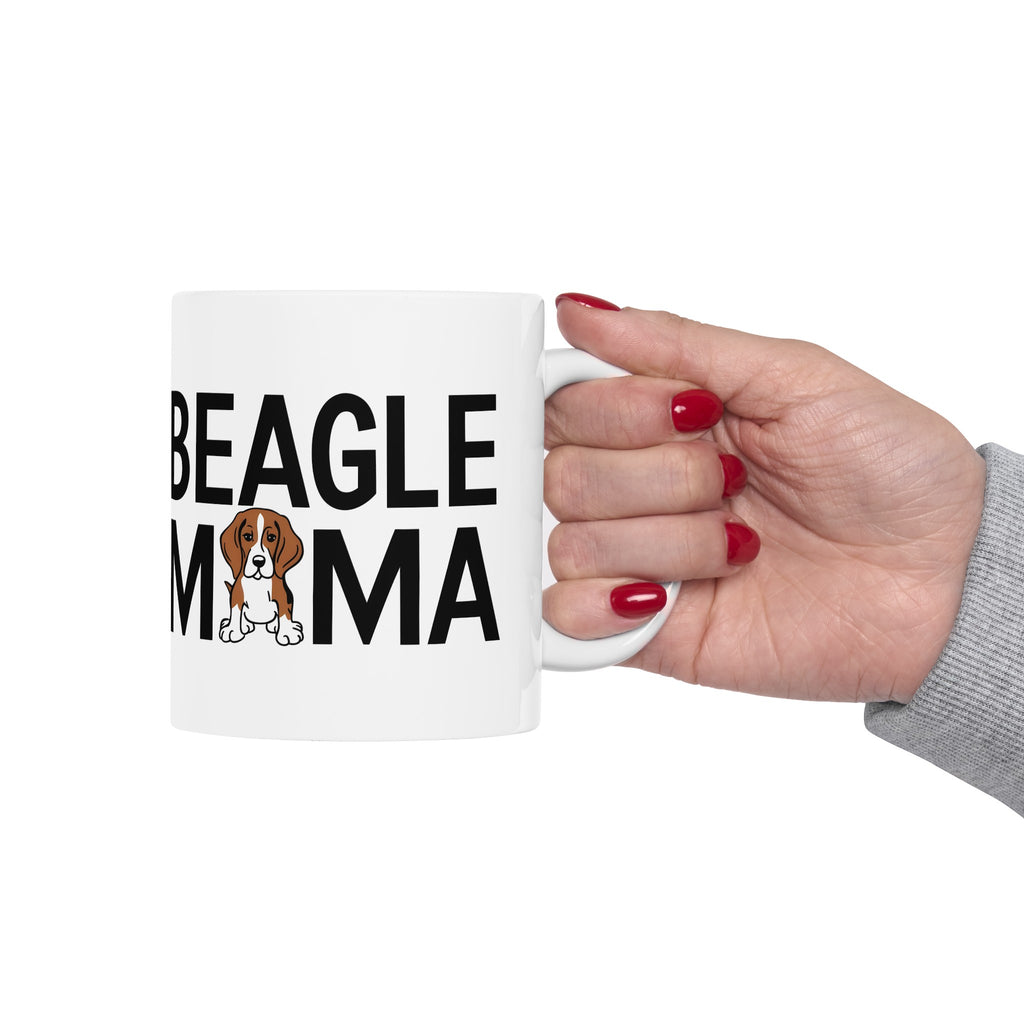 Beagle Mama Mug | Beagle Gifts | Beagle Ceramic Mug 11oz