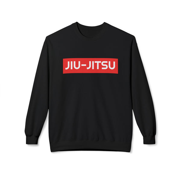 Brazilian Jiu Jitsu Surpassing BJJ Unisex Midweight Softstyle Fleece Crewneck Sweatshirt