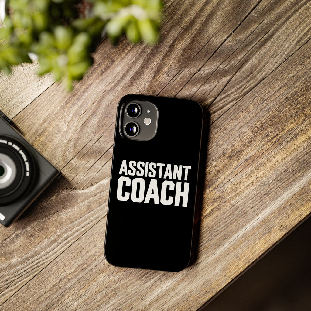 Premium Assistant Coach iPhone Case | Assistant Coach Gifts Slim Phone Cases