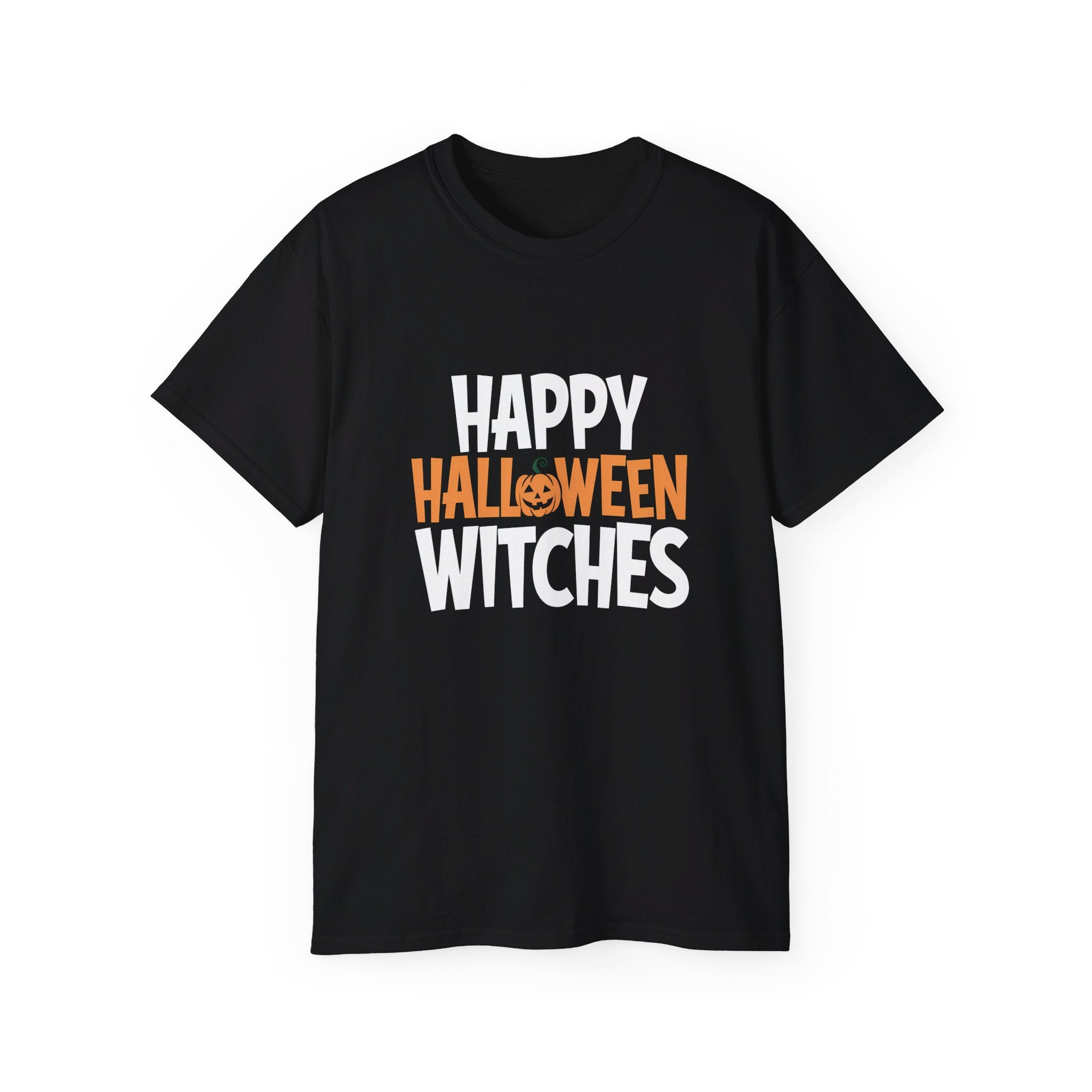 Happy Halloween Witches Shirt | Happy Halloween Gifts | Scary Halloween Merchandise | Spooky Halloween Unisex T-Shirt Main image