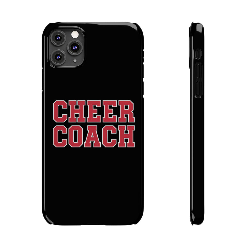 Premium Cheer Coach iPhone Case | Cheer Coach Gifts Slim Phone Cases