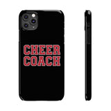Premium Cheer Coach iPhone Case | Cheer Coach Gifts Slim Phone Cases Premium Cheer Coach iPhone Case | Cheer Coach Gifts Slim Phone Cases
