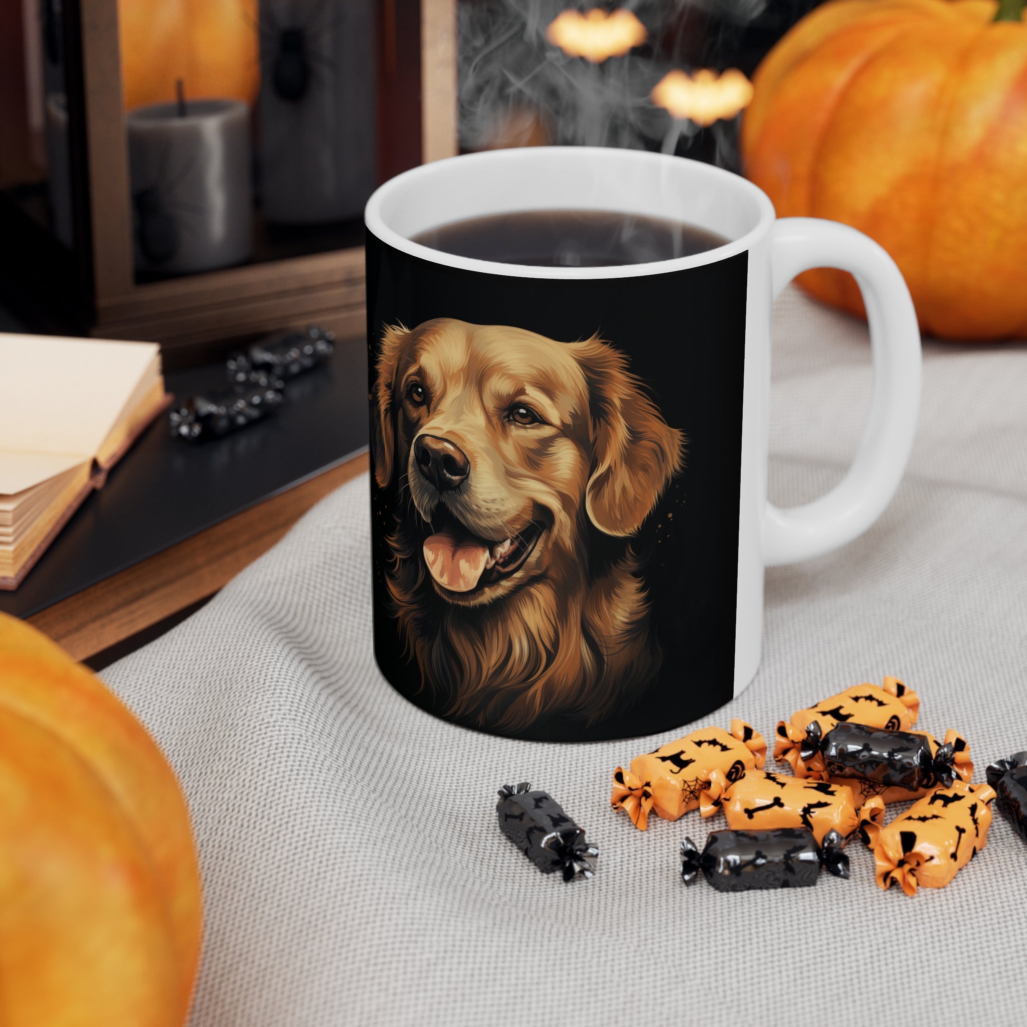 golden retriever gift, golden retriever mug, golden retriever coffee mug, golden retriever gifts for her, gifts for golden retriever lovers, golden retriever presents, golden retriever merchandise