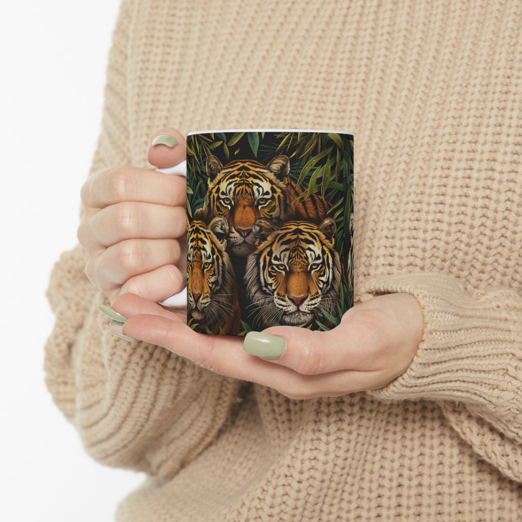 Tiger Mug Group | Tiger Coffee Mug | Cute Tiger Gift | Tiger Presents | Tiger Mug 2 11oz