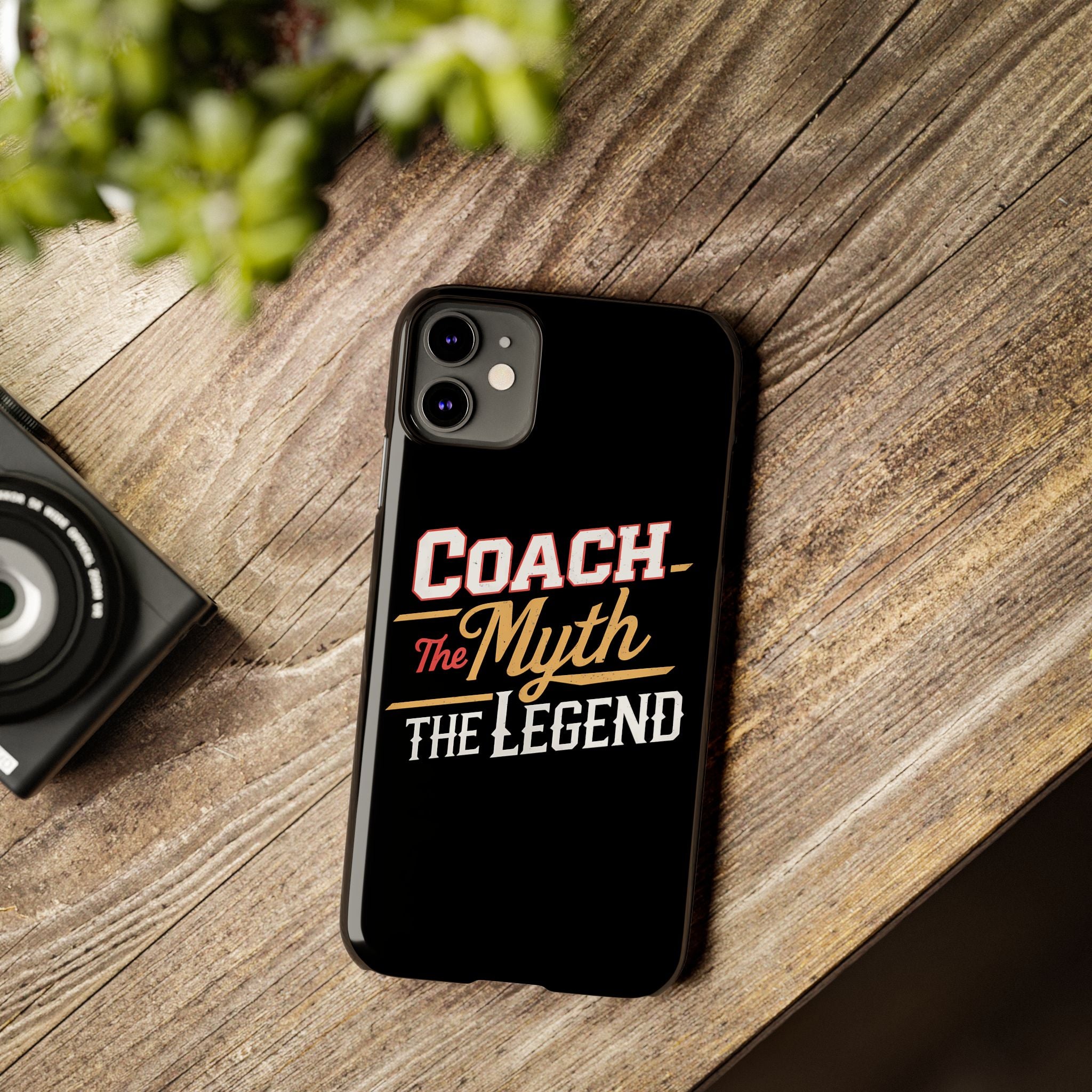 Coach The Myth The Legend Slim iPhone Cases | Cool Coach Gift iPhone Case Secondary image