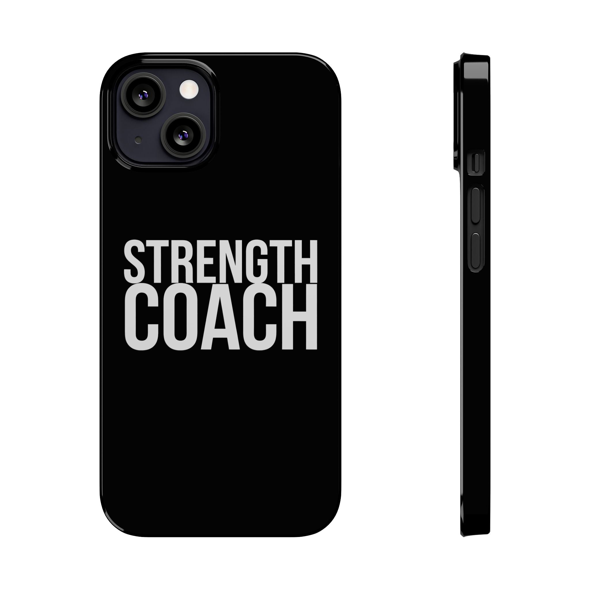 Premium Strength Coach iPhone Case | Strength Coach Gifts Slim Phone Cases