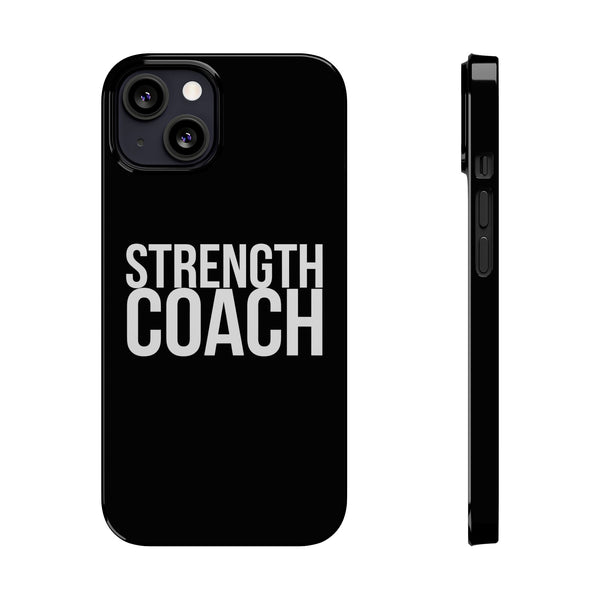 Premium Strength Coach iPhone Case | Strength Coach Gifts Slim Phone Cases