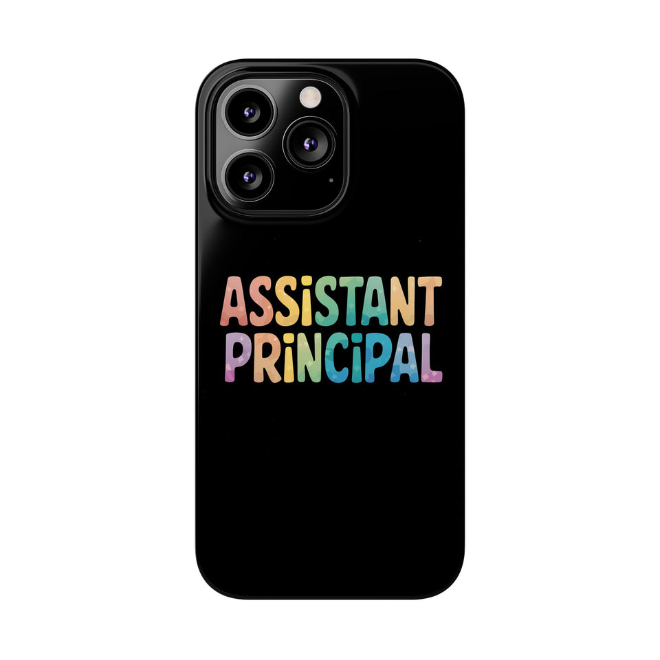 Premium Assistant Principal iPhone Case | Cute Assistant Principal Gifts Slim Phone Cases