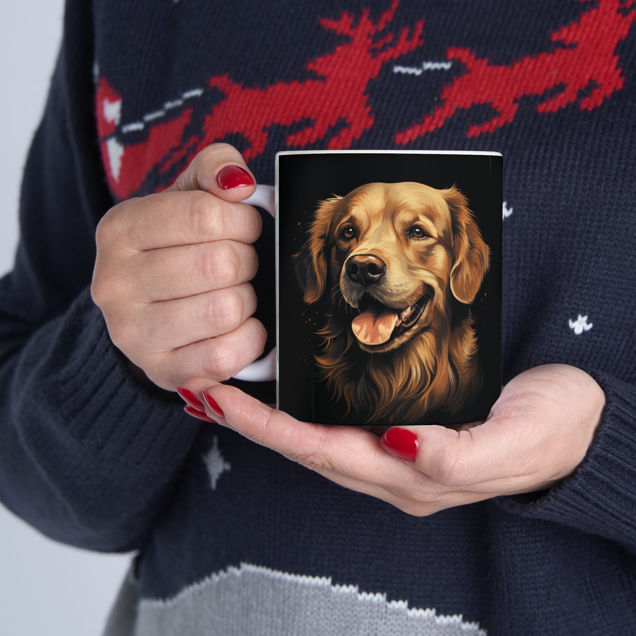golden retriever gift, golden retriever mug, golden retriever coffee mug, golden retriever gifts for her, gifts for golden retriever lovers, golden retriever presents, golden retriever merchandise