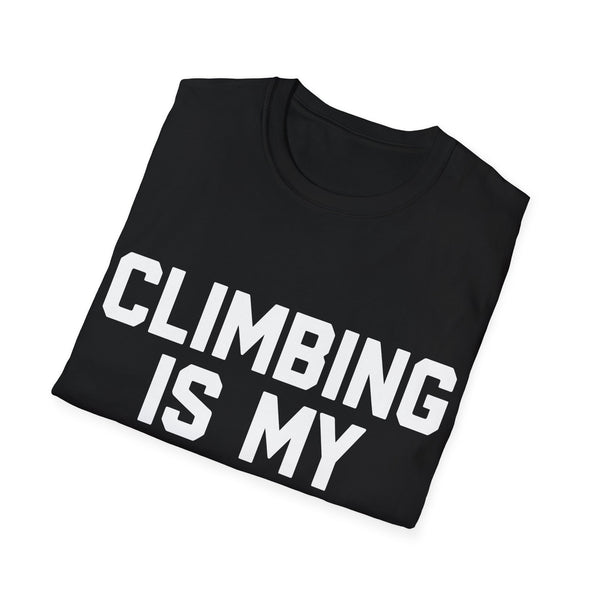 Climbing Is My Cardio Rock Climbing Shirt | Indoor Climbing Gifts | Unisex Rock Climbing T Shirt