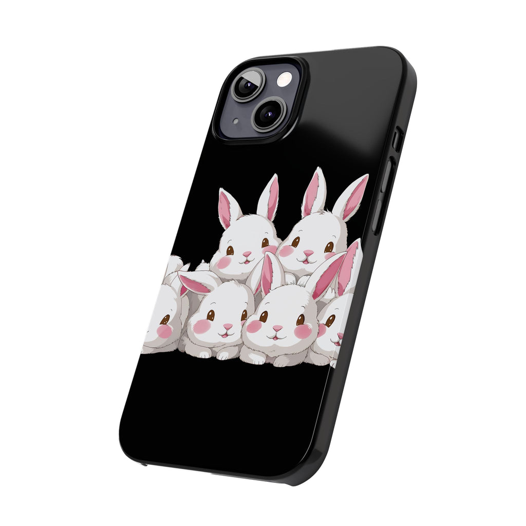 Premium Cute Rabbit iPhone Case | Rabbit Gifts Slim Phone Cases