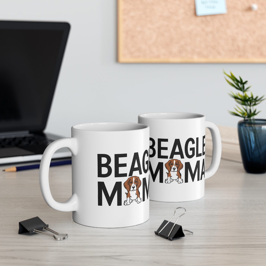 Beagle Mama Mug | Beagle Gifts | Beagle Ceramic Mug 11oz