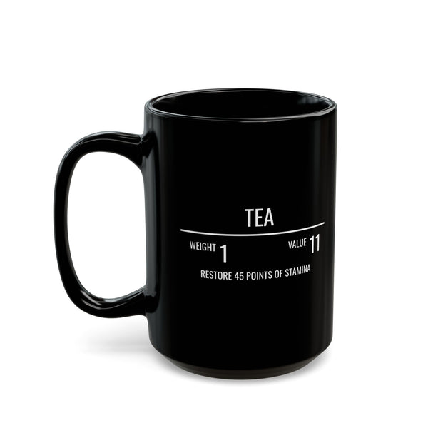 Tea RPG Black Mug