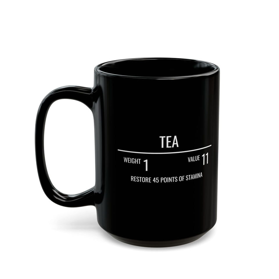 Tea RPG Black Mug