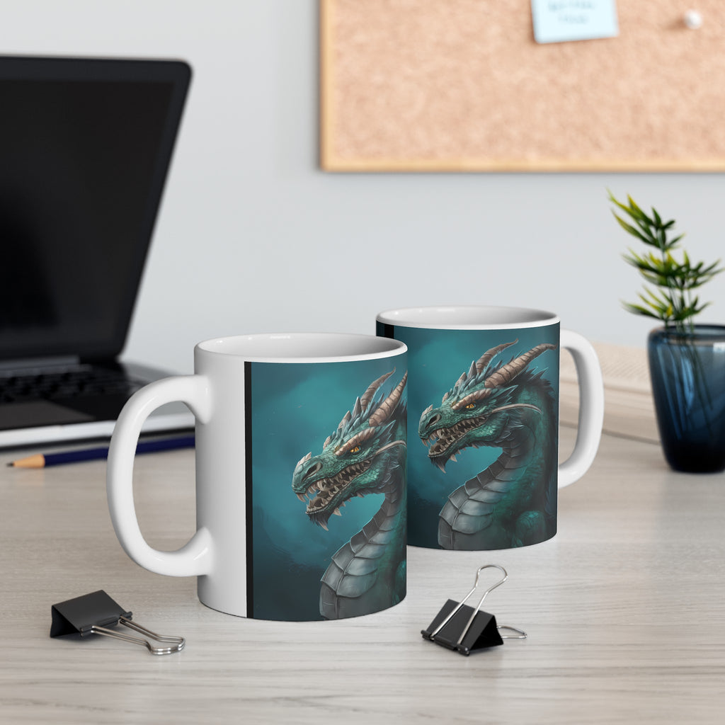 Fantasy Dragon RPG Mug | Role Playing Game Gift | Dragon Coffee Mug | RPG Fantasy Gift Ideas Mug 11oz 2