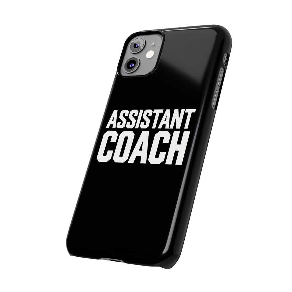 Premium Assistant Coach iPhone Case | Assistant Coach Gifts Slim Phone Cases
