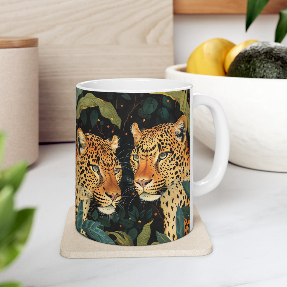 Leopard Mug | Leopard Gifts For Leopard Lovers | Leopard Presents | Leopard Ceramic Mug 11oz