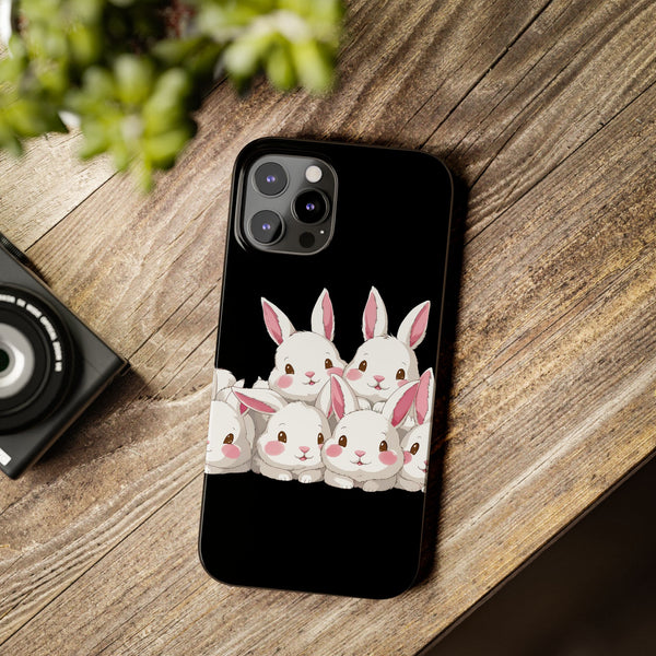 Premium Cute Rabbit iPhone Case | Rabbit Gifts Slim Phone Cases