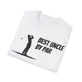 Best Uncle By Par | Golf Presents For Uncle | Golf Presents For Man | Cool Golf Gifts Unisex Softstyle T-Shirt golf shirt, golf presents for dad, golf presents for man, golf gifts, golf lover gifts, cool golf gifts, mens golf gifts, fathers day golf gifts 