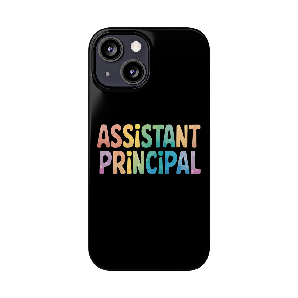 Premium Assistant Principal iPhone Case | Cute Assistant Principal Gifts Slim Phone Cases