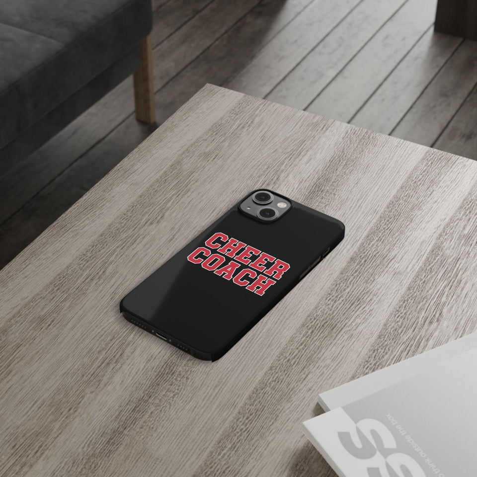 Premium Cheer Coach iPhone Case | Cheer Coach Gifts Slim Phone Cases