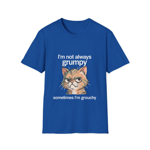 I'm Not Always Grumpy—Sometimes I'm Grouchy 2 Cat T-Shirt