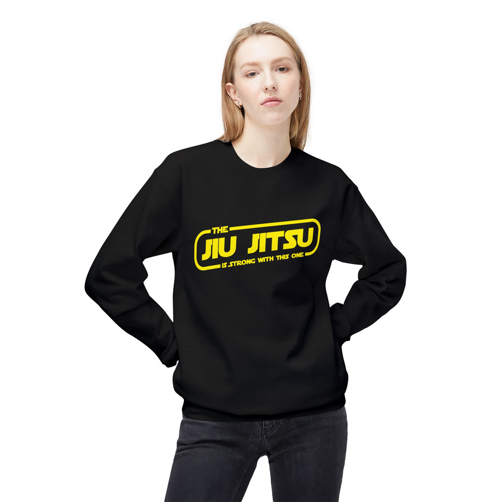 Brazilian Jiu Jitsu The JJ Is Strong With This One BJJ Unisex Midweight Softstyle Fleece Crewneck Sweatshirt