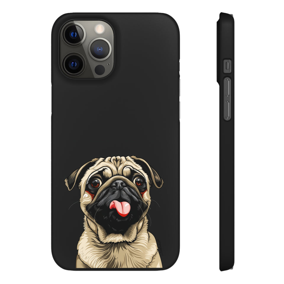 Pug Phone Case | I Love My Pug Phone Case | Pug iPhone & Samsung Galaxy Snap Cases