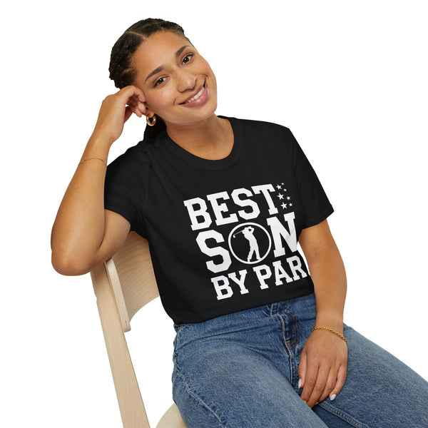 Funny Golf Unisex T-Shirt - Best Son By Par Design