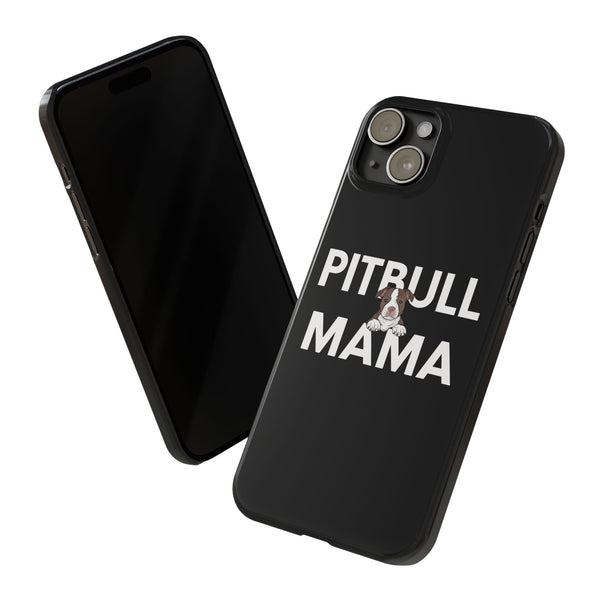 Premium Pitbull Mama 3 iPhone Case | Pitbull Gifts Slim Phone Cases