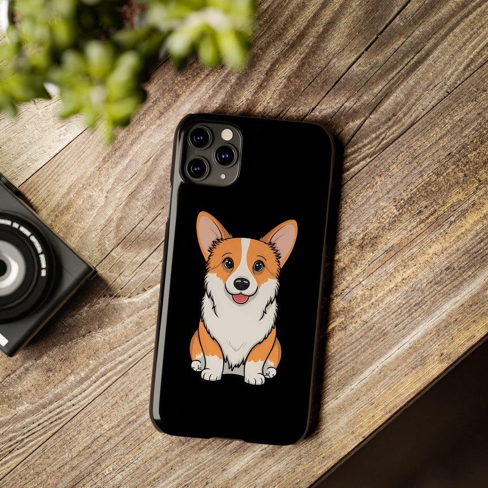 Cute Corgi Slim iPhone Case | Corgi Gift iPhone Case