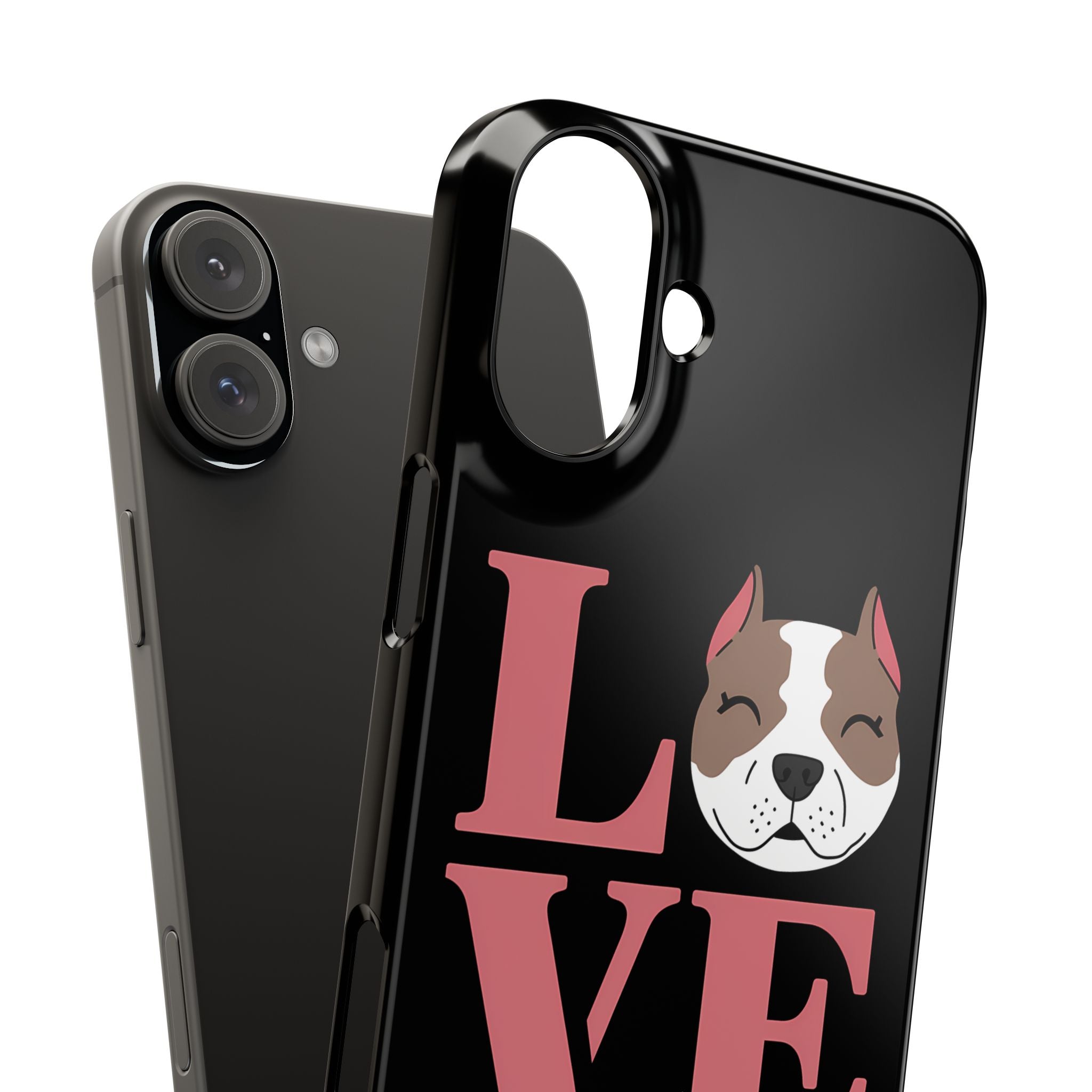 Premium Love Pitbulls iPhone Case | Pitbull Gifts Slim Phone Cases