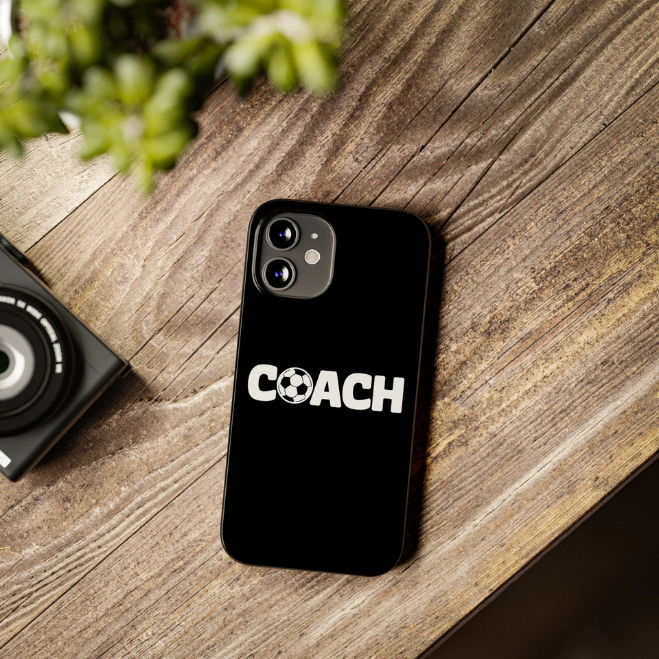 Premium Soccer Coach iPhone Case | Soccer Coach Gifts Slim Phone Cases