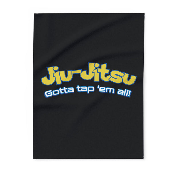 Brazilian Jiu Jitsu Blanket | Gotta Catch Them All BJJ Arctic Fleece Blanket