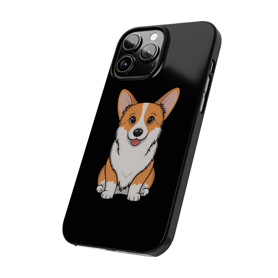 Cute Corgi Slim iPhone Case | Corgi Gift iPhone Case