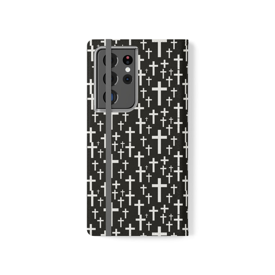 Faith Religion Jesus Cross Phone Case | Faith Religion Wallet Phone Case Gifts | IPhone & Samsung Galaxy Jesus Cross  Flip Cases