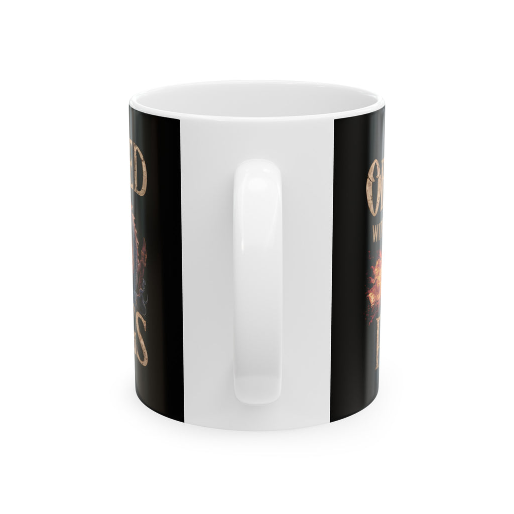 Obsessed With RPGs Mug | Role Playing Game Gift | Fantasy Dragon RPG Coffee Mug | Fantasy RPG Presents Mug 11oz 2