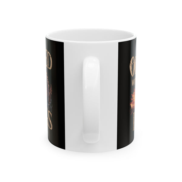 Obsessed With RPGs Mug | Role Playing Game Gift | Fantasy Dragon RPG Coffee Mug | Fantasy RPG Presents Mug 11oz 2