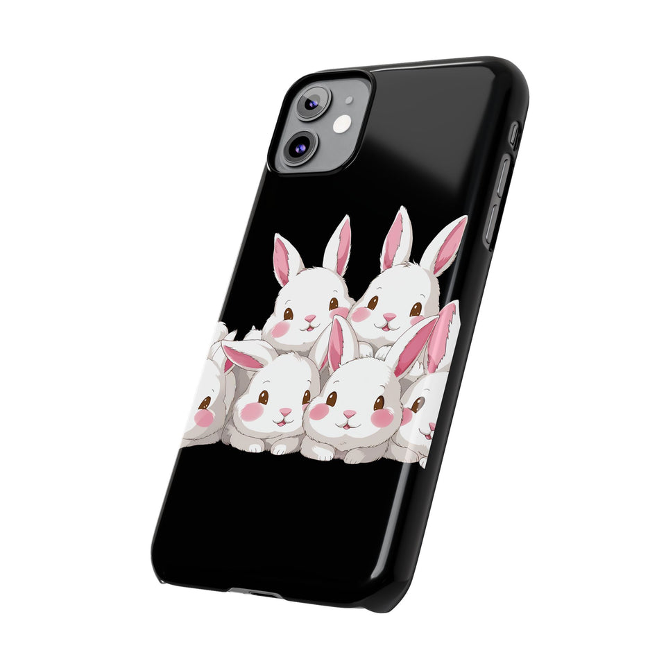 Premium Cute Rabbit iPhone Case | Rabbit Gifts Slim Phone Cases