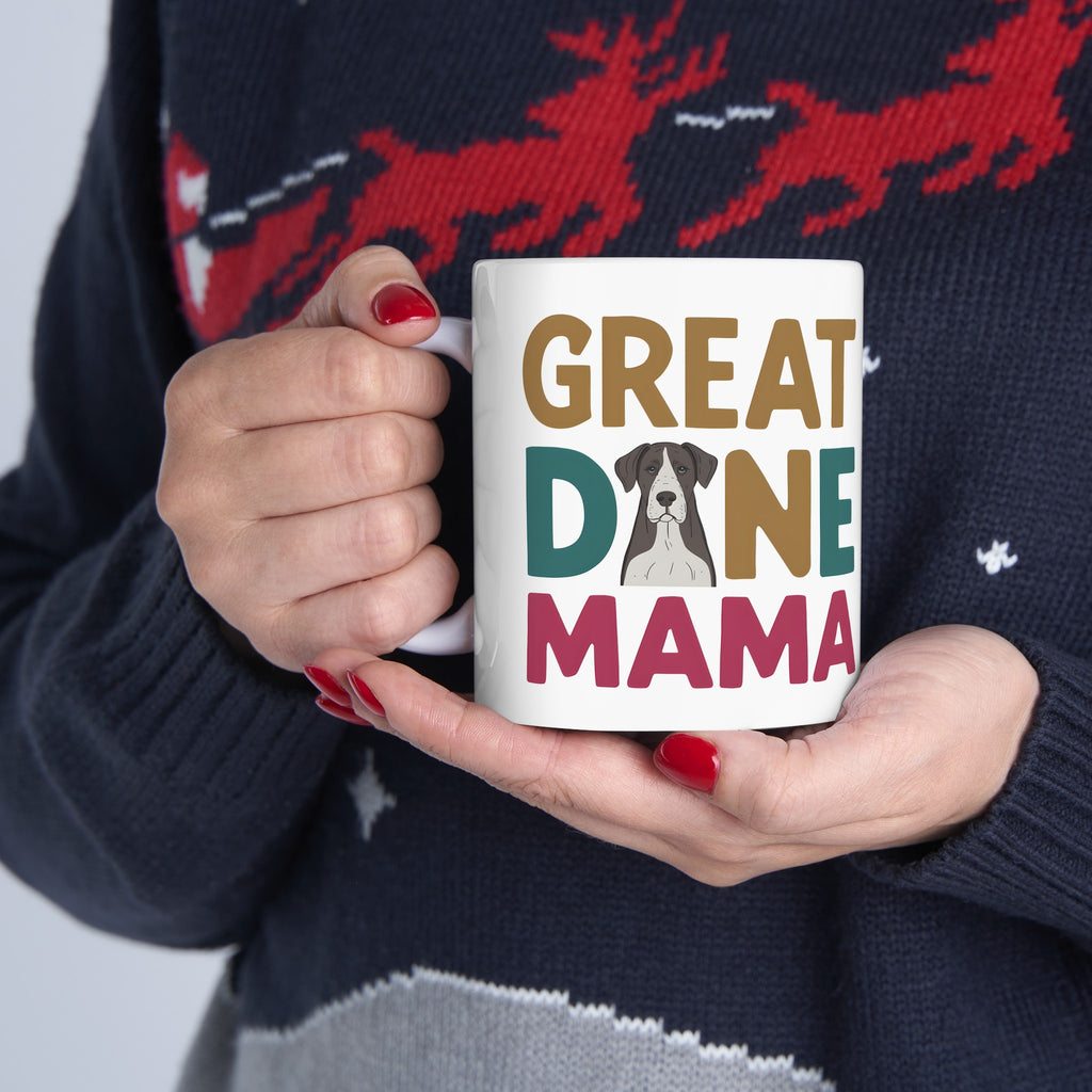 Great Dane Mama Mug 2 | Great Dane Gift | Great Dane Coffee Mug | Great Dane Gift Ideas Mug 11oz