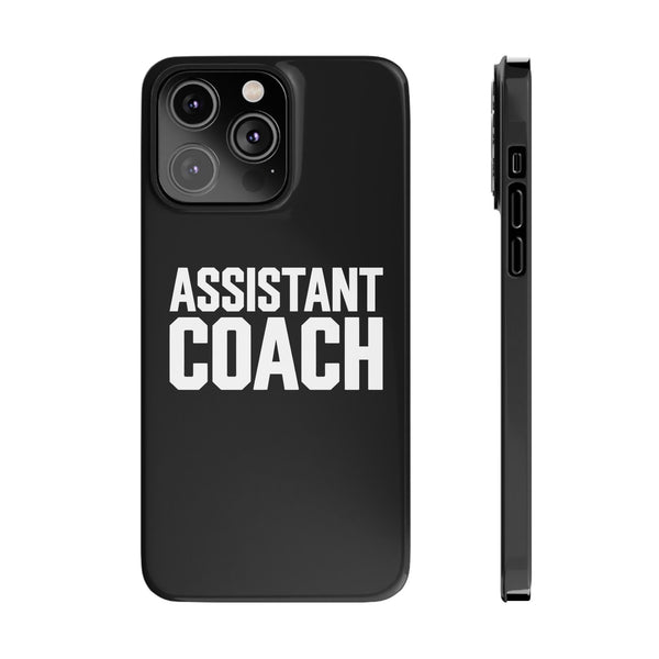 Premium Assistant Coach iPhone Case | Assistant Coach Gifts Slim Phone Cases