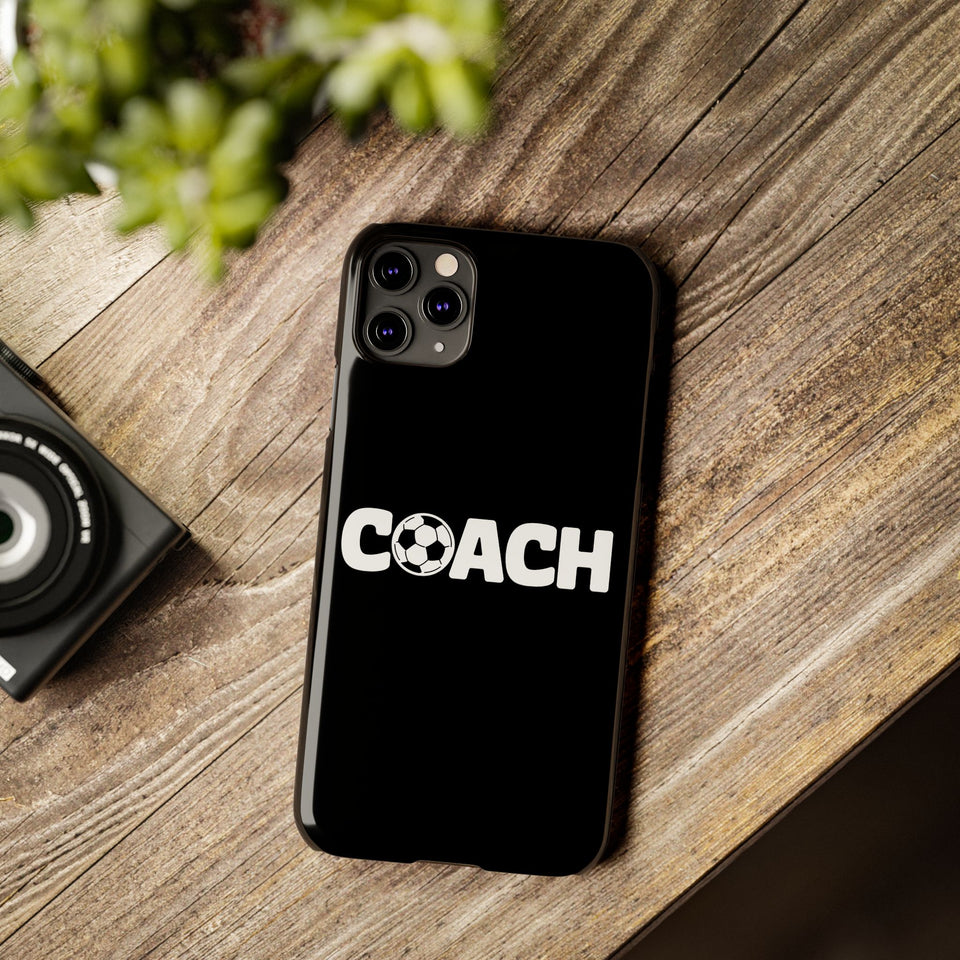 Premium Soccer Coach iPhone Case | Soccer Coach Gifts Slim Phone Cases