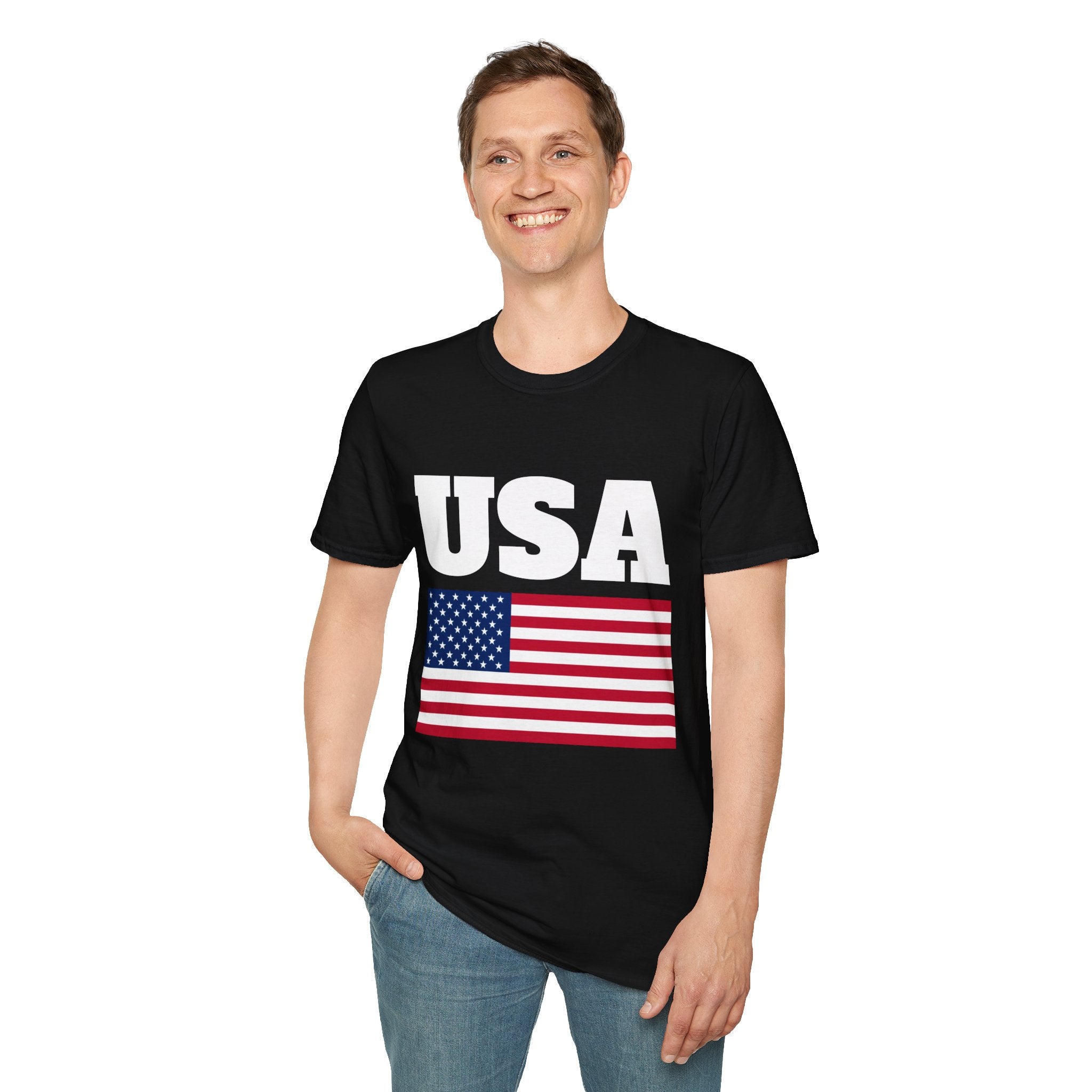 American Flag 4th of July USA Flag Patriotic T-Shirt - American Flag 4th of July USA 2 Tee
