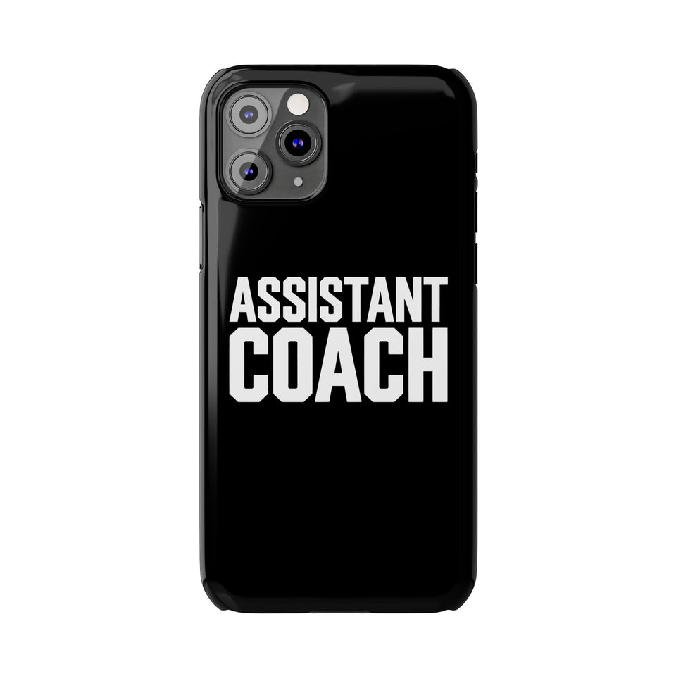 Premium Assistant Coach iPhone Case | Assistant Coach Gifts Slim Phone Cases